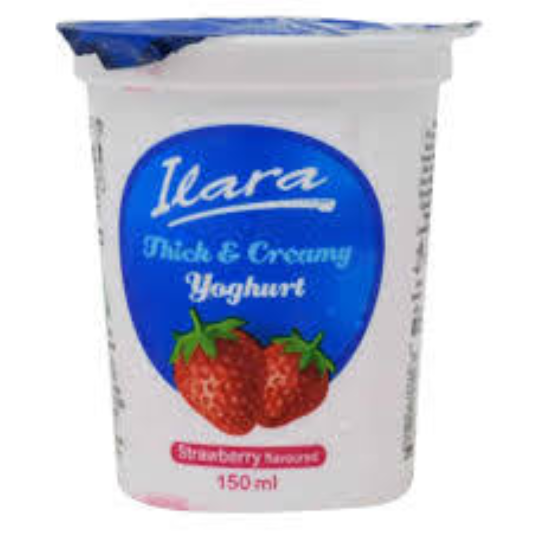 ILARA STRAWBERRY YOGHURT CUP 150ML